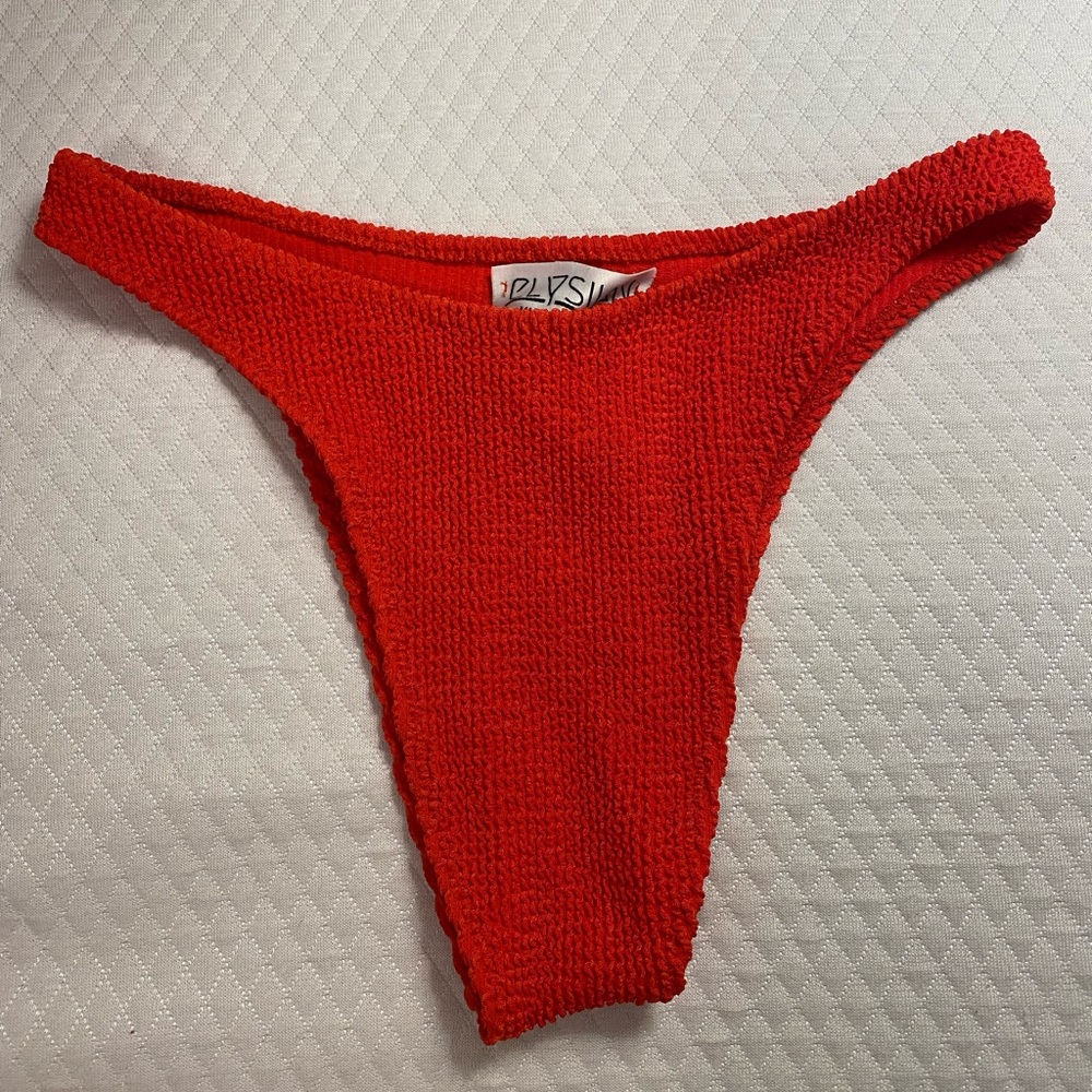 Elysiian Swim- red balboa bottom